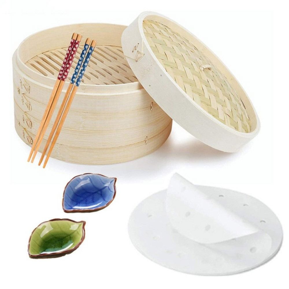 Chinese stoommand van bamboe m - Bao Steamer Bamboo recensie en prijs