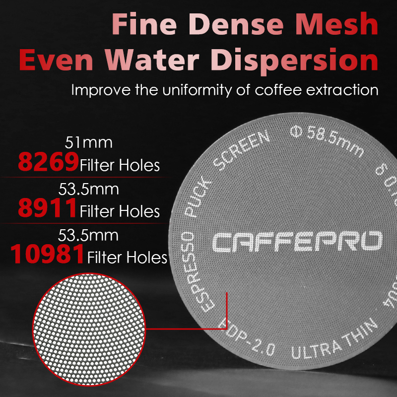 Caffeepro Espresso Puck Screen - Breville Espresso Bes870 recensie en prijs