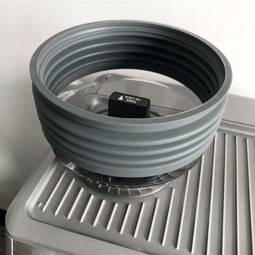 Siliconen balg en enkele dosee - Breville Espresso Bes870 recensie en prijs