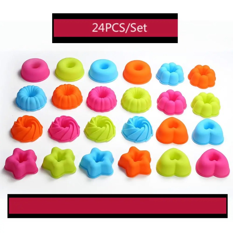 24 stuks siliconen muffinvormp - Donut Mold Silicone recensie en prijs