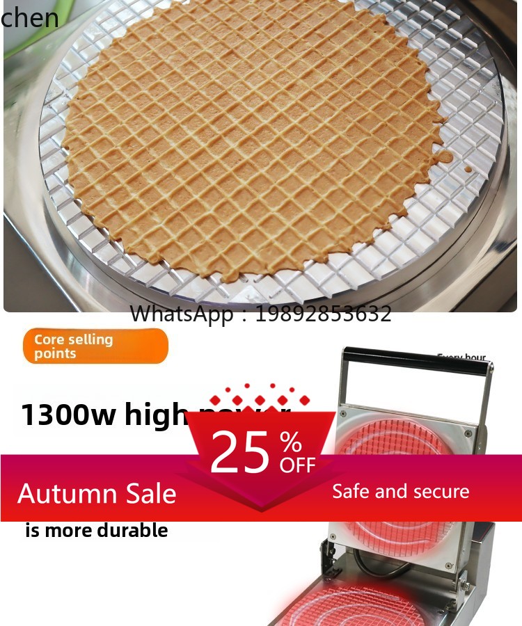 Loempia Machine Commerciële Ij - Waffle Cone Maker recensie en prijs