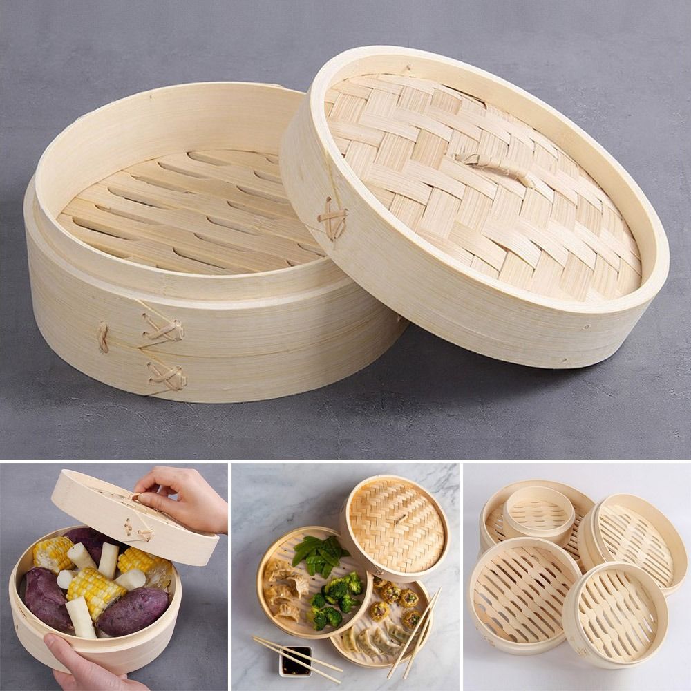 Chinese stoommand Bamboe stoom - Bao Steamer Bamboo recensie en prijs