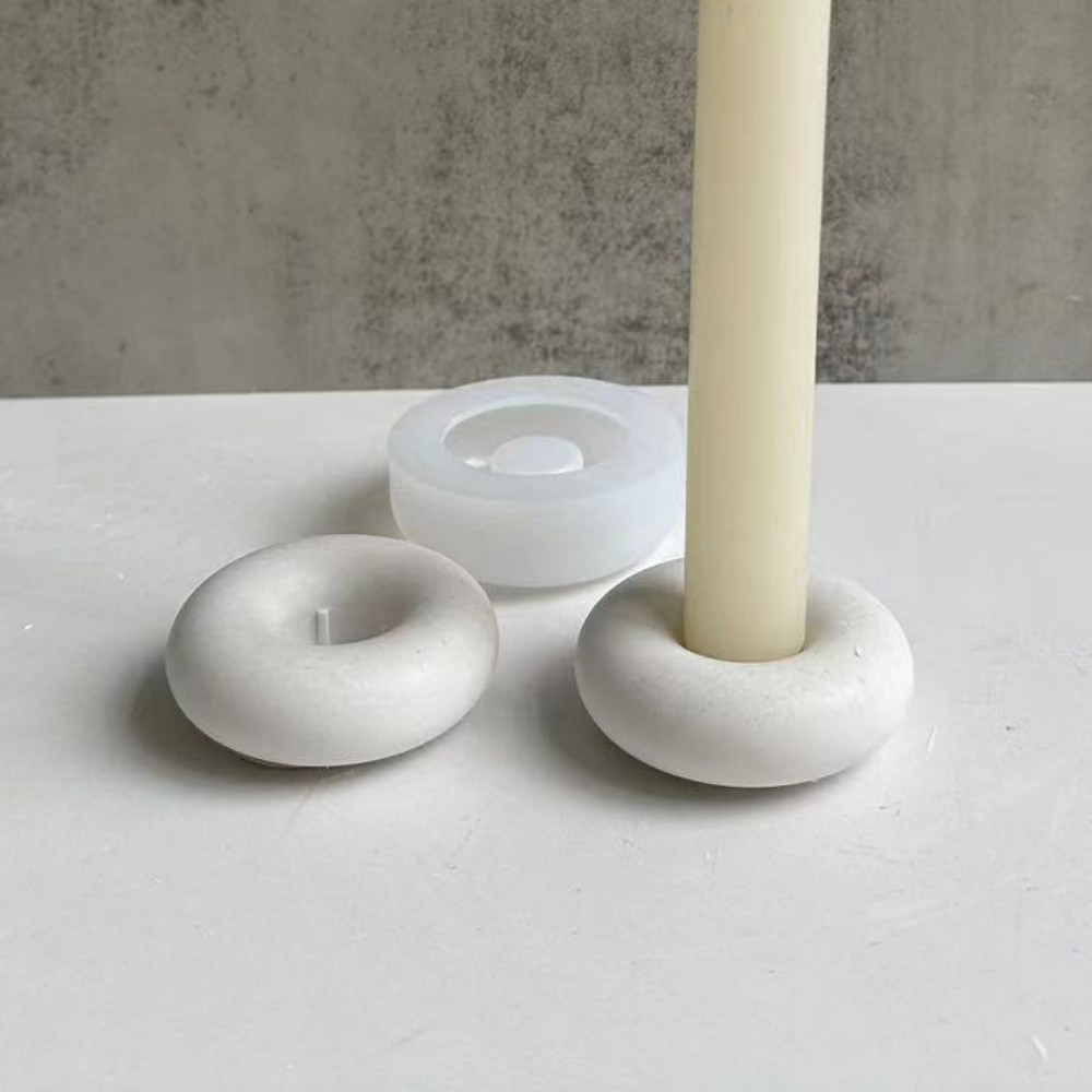 Ronde donut kaarshouder silico - Donut Mold Silicone recensie en prijs